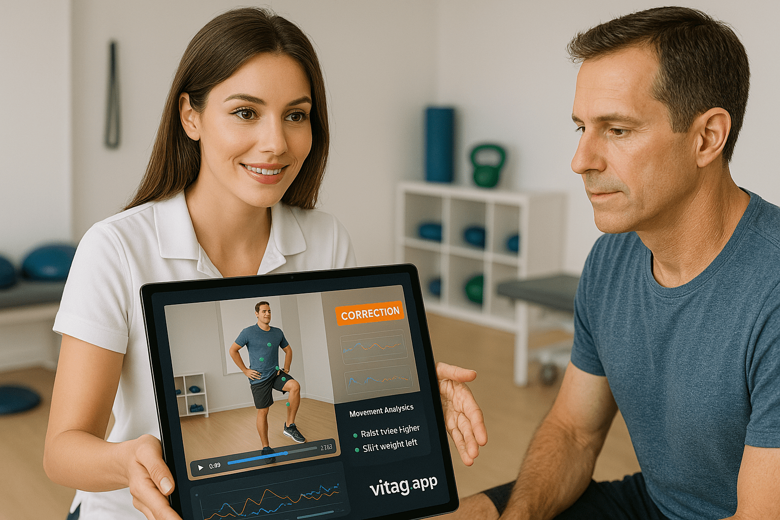 Vídeo en fisioterapia y rehabilitación con ViTAG