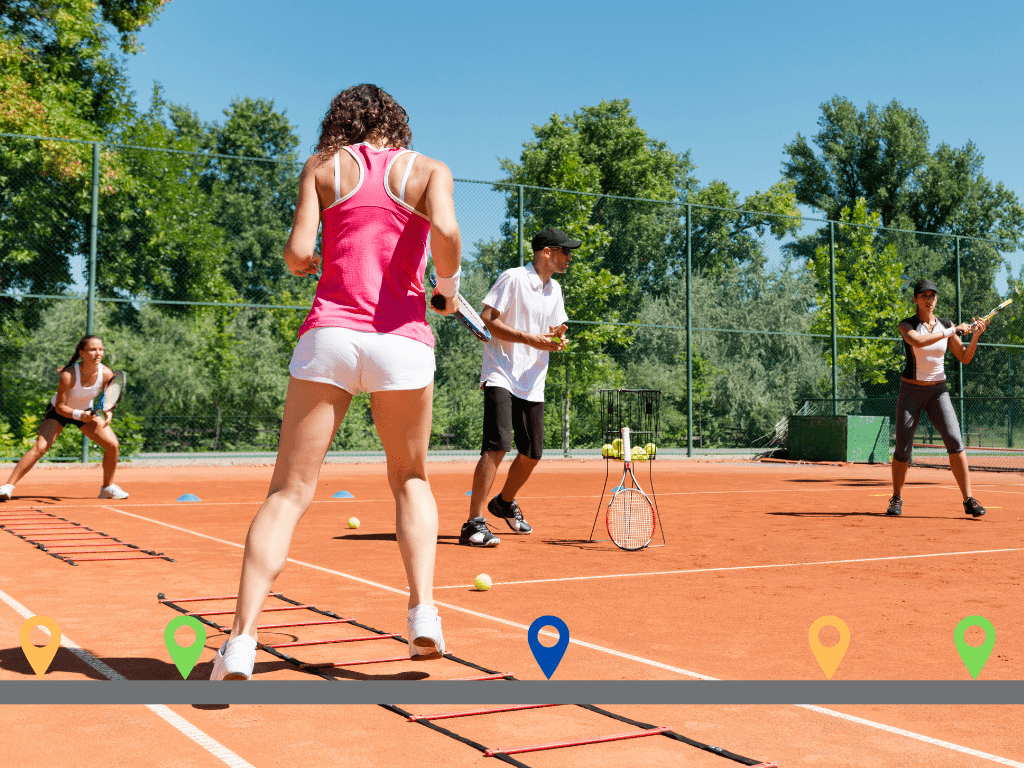Entrenadores de tenis: revisión y comunicación con ViTAG